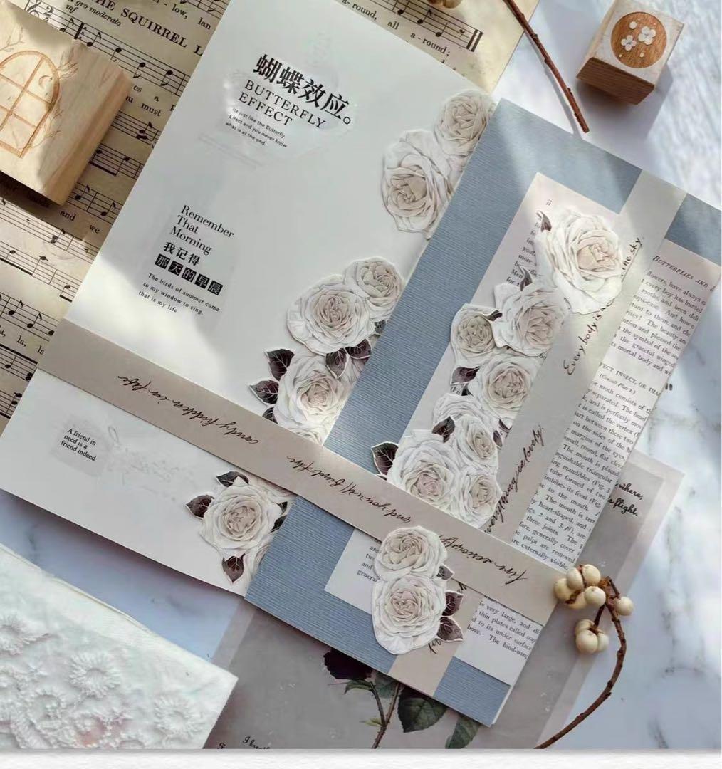 WT《花絮晚》海外マスキングテープ　マステ 【1400】