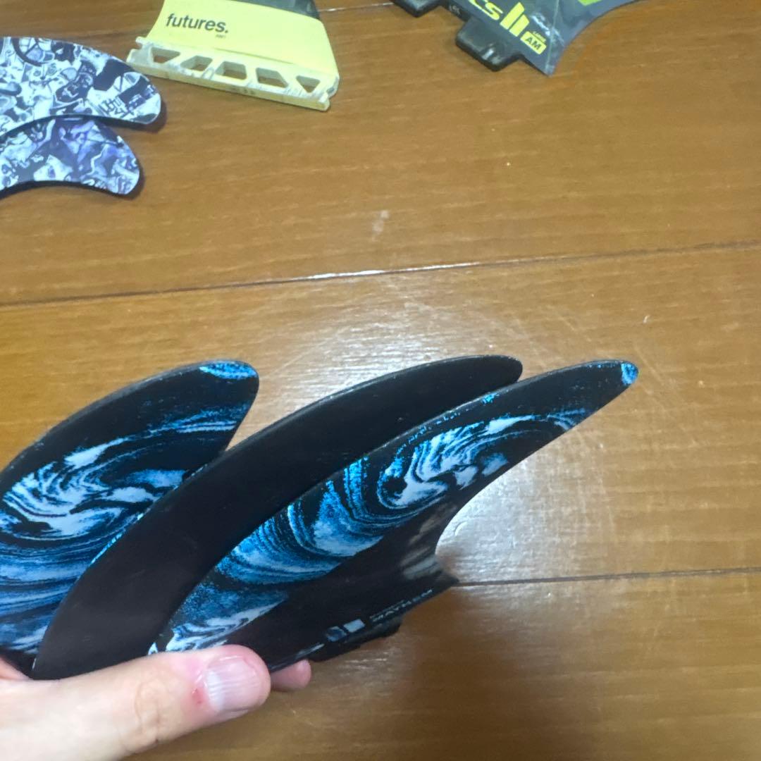 FCS II メイヘム M トライフィン ブラック/ブルー