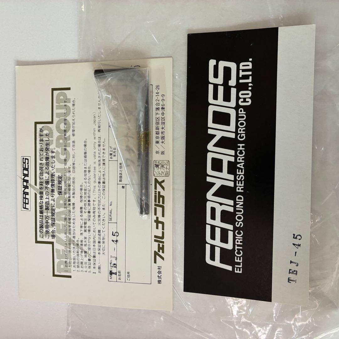 美品/メンテ済★90年代人気モデル★Fernandes TEJ-45 テレキャス