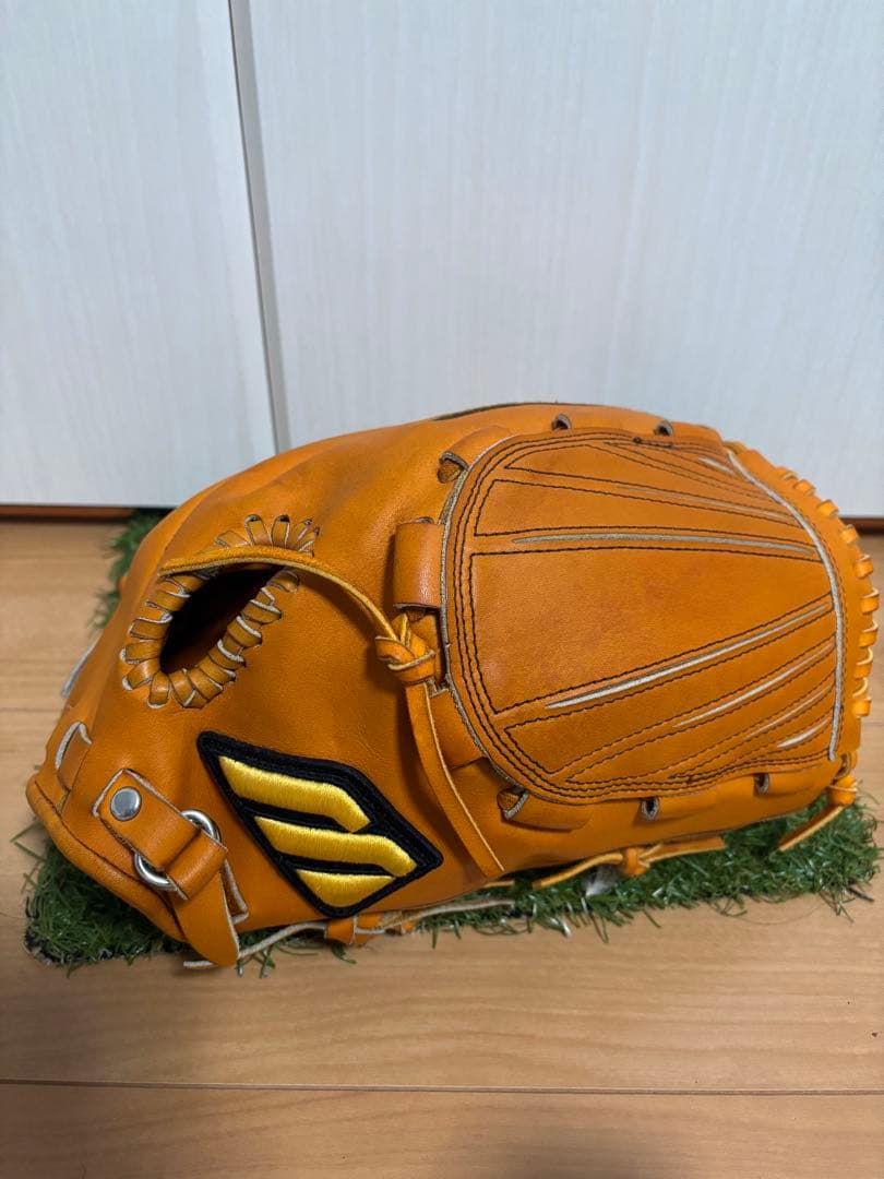 プロ支給品　実使用　ビックM ミズノプロ 投手　ファーストバック　Mマーク