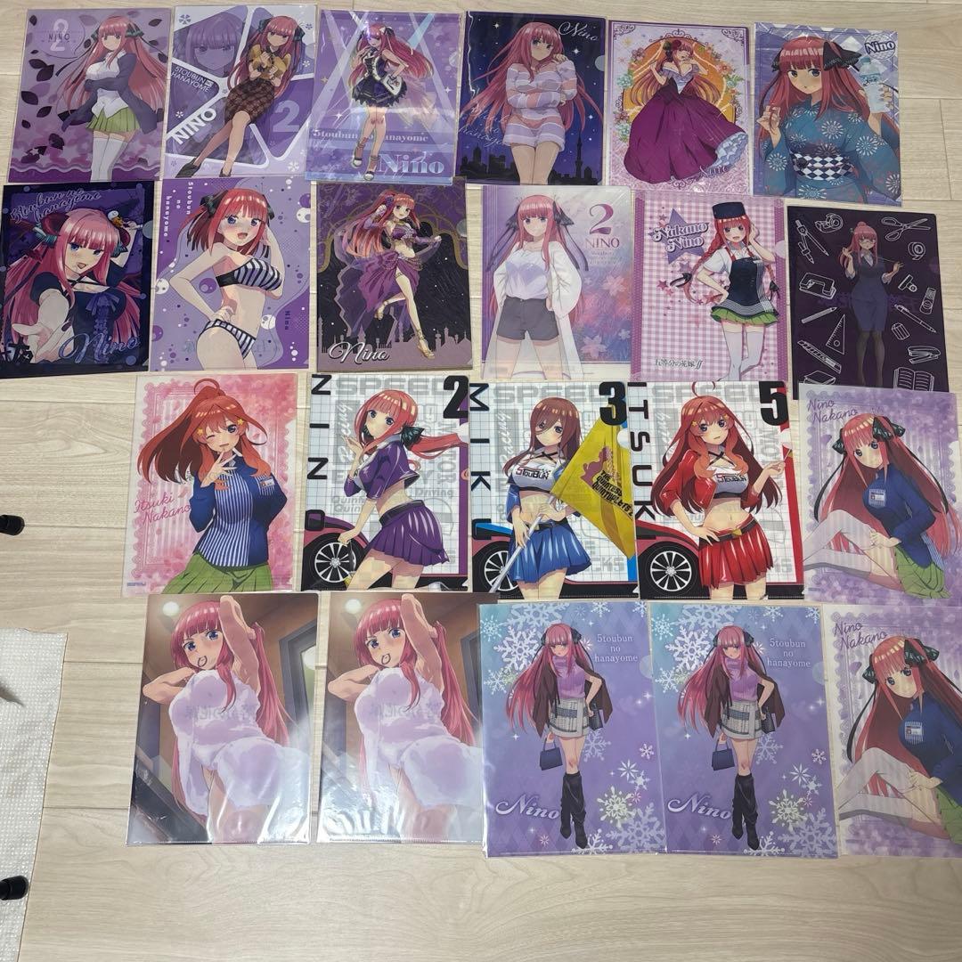 五等分の花嫁　クリアファイル　セット 二乃 メイン