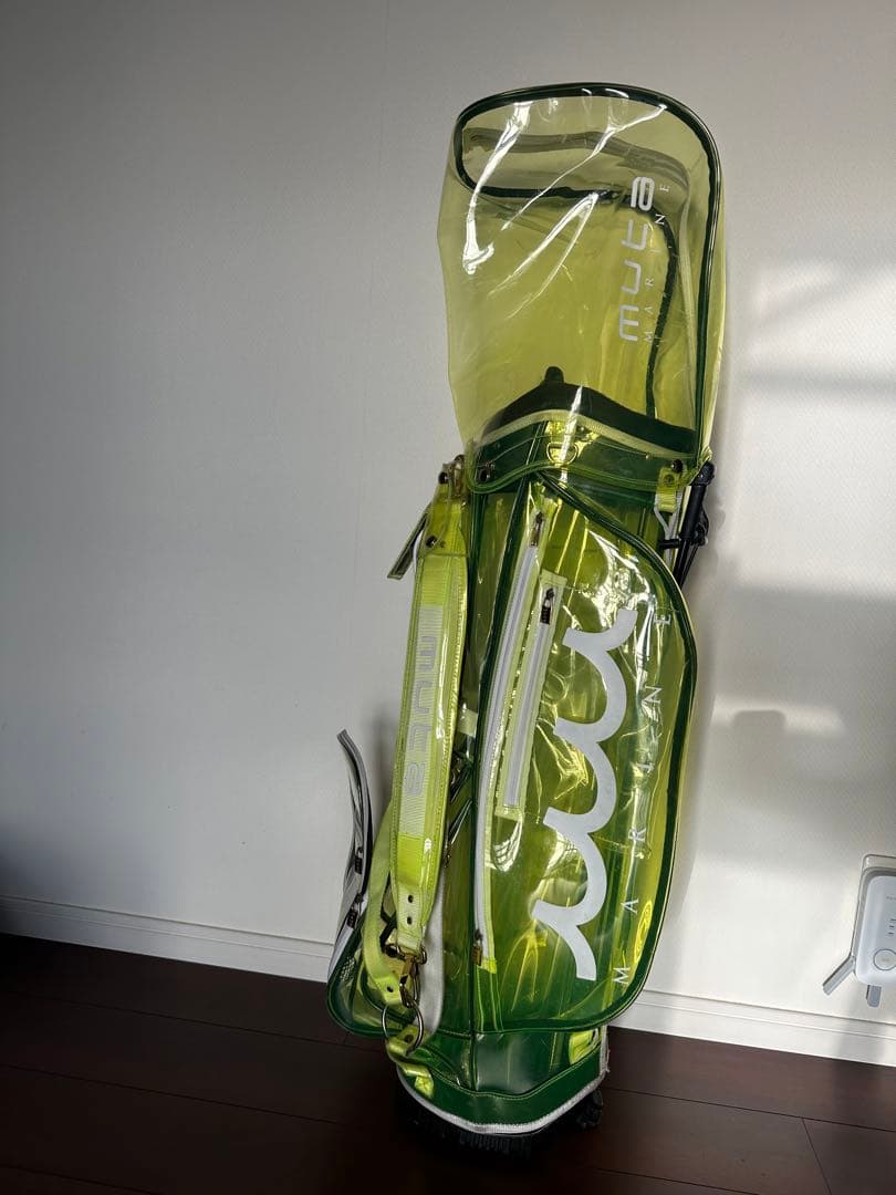 値下げしました！muta ムータマリン　スケルトン　ゴルフ　キャディバック