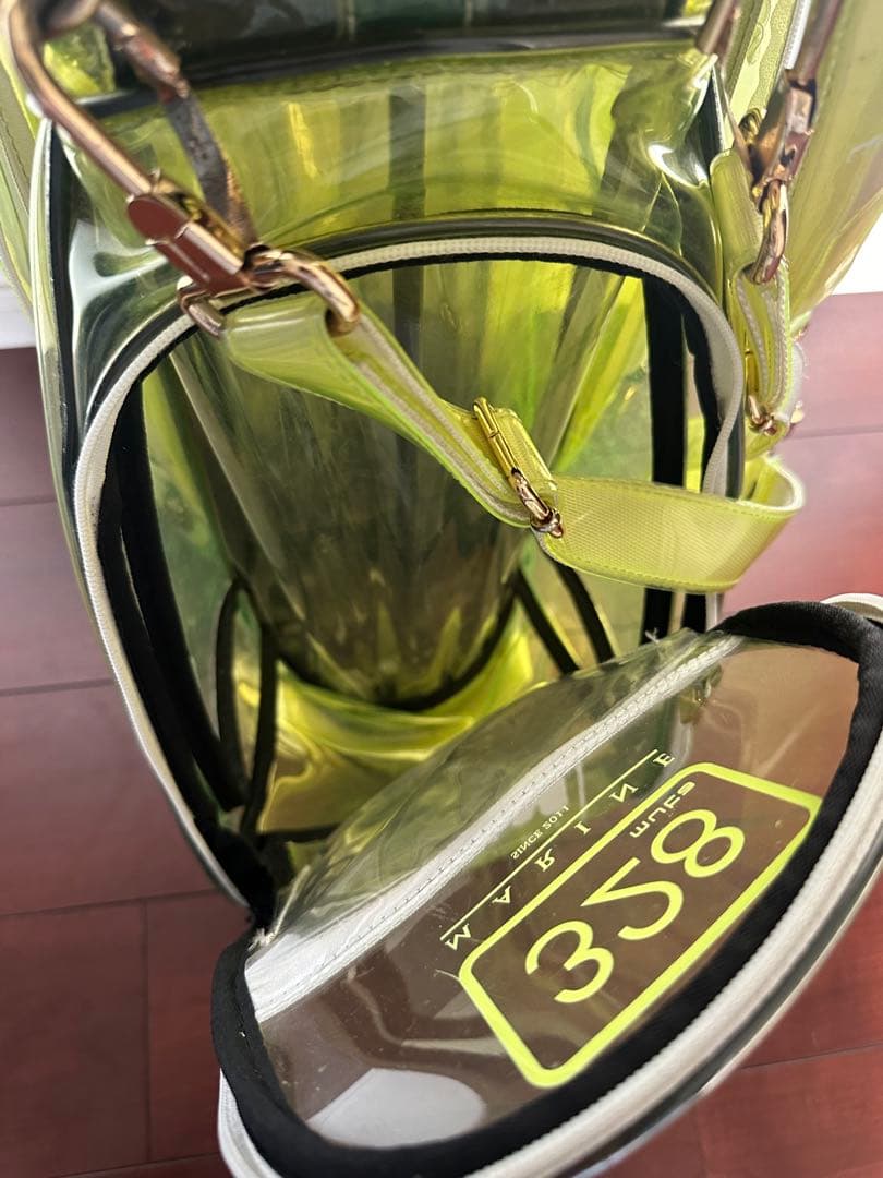 値下げしました！muta ムータマリン　スケルトン　ゴルフ　キャディバック