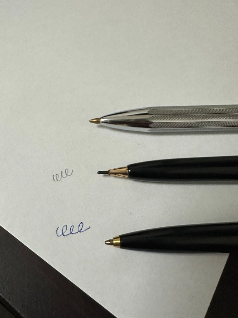 《*え様 モンブラン 筆記具 3点セット ボールペン2本 シャープペン1本