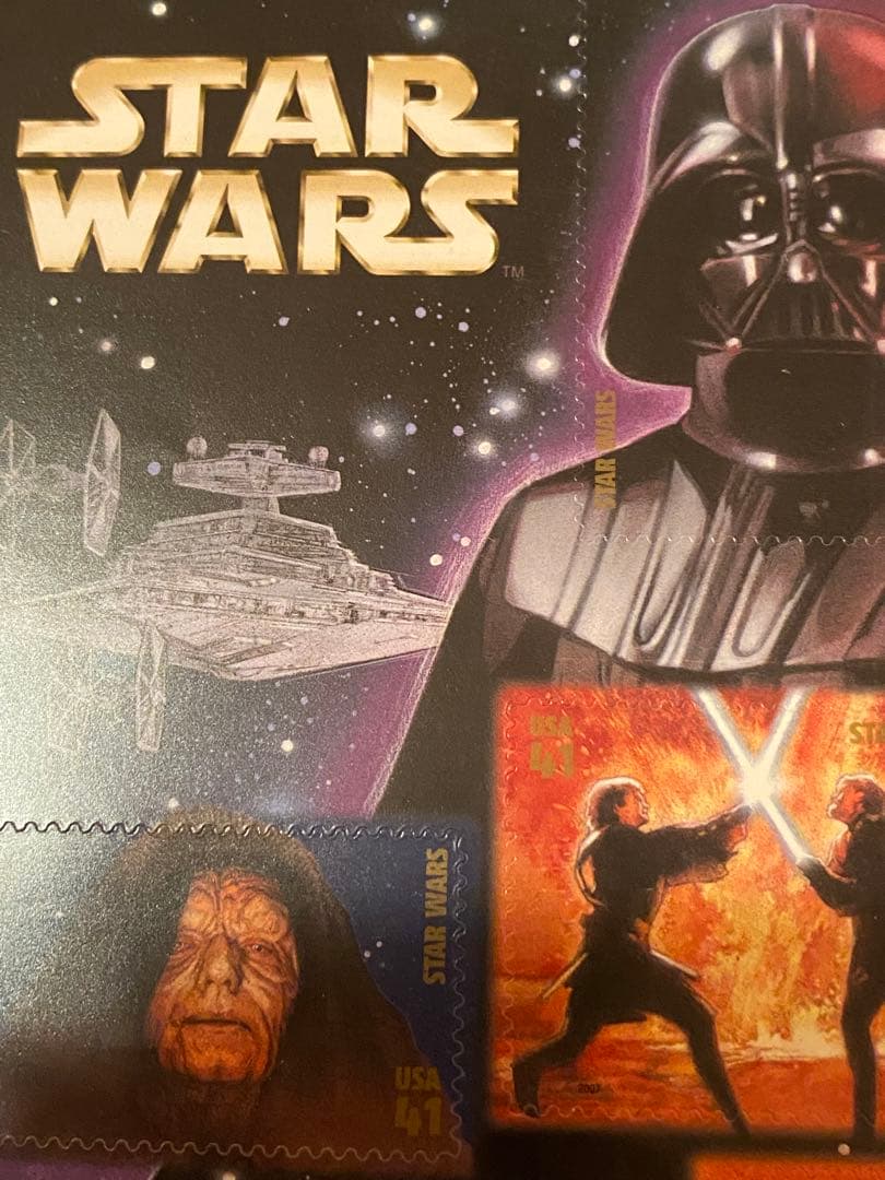 （未使用）スターウォーズ　アメリカ用　切手