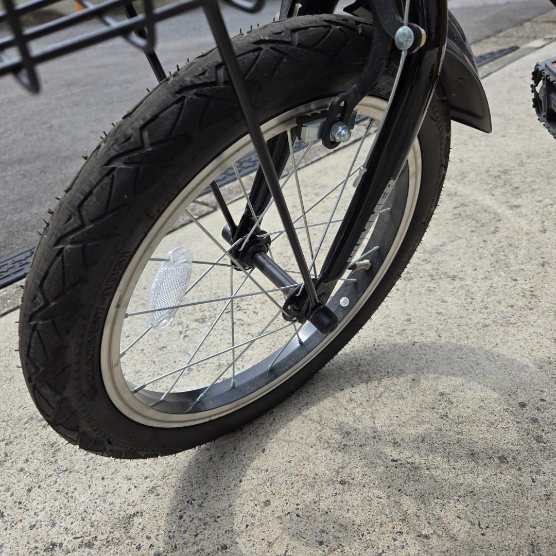 【引取り限定】HUMMER 子供用自転車 16インチ 前カゴ付き