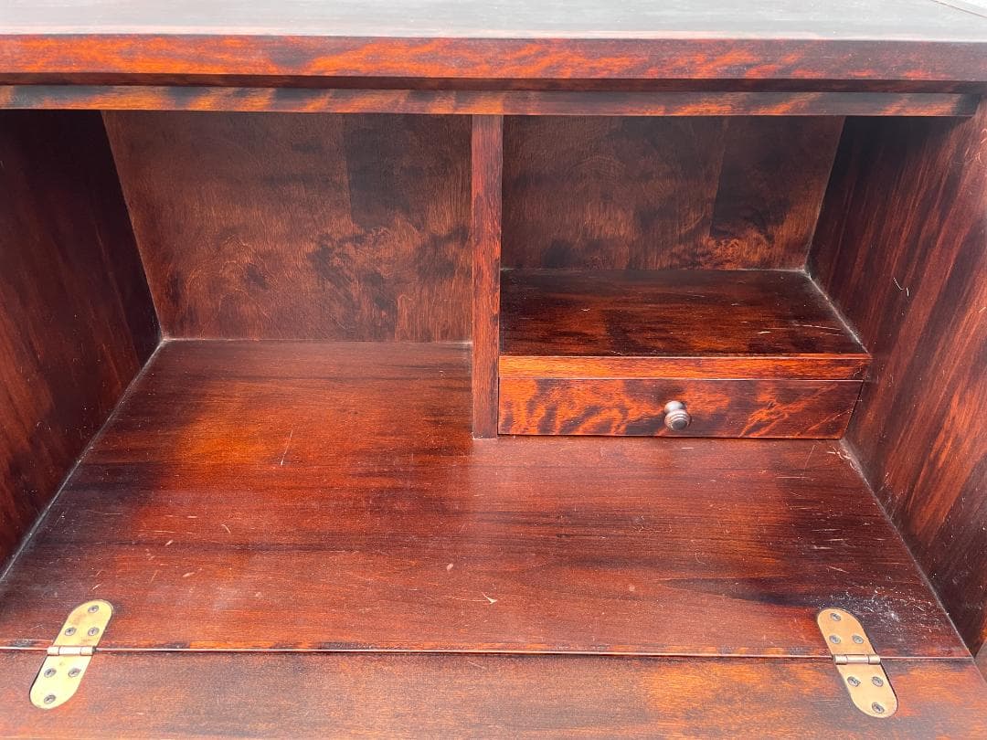 ★ 民芸家具 ライティングビューロー 流氷 89-008 昭和 レトロ 古家具