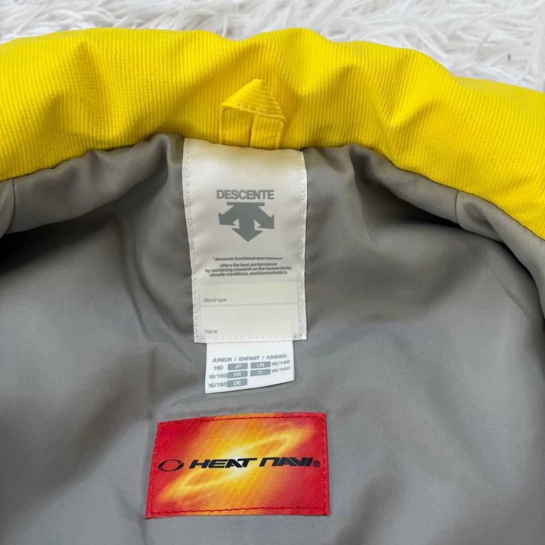 デサント　スキーウェア上下セット160cm ネイビー イエロー