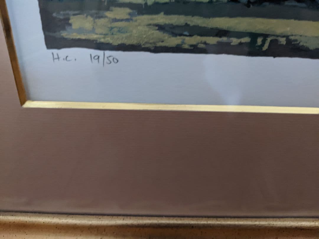 絵画　エッフェル塔とアイリス