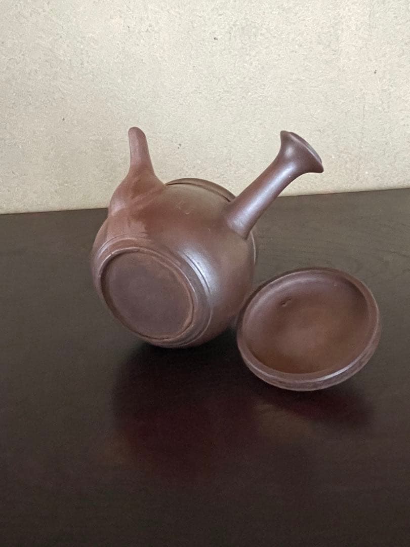 萬古焼の急須　銘　白山