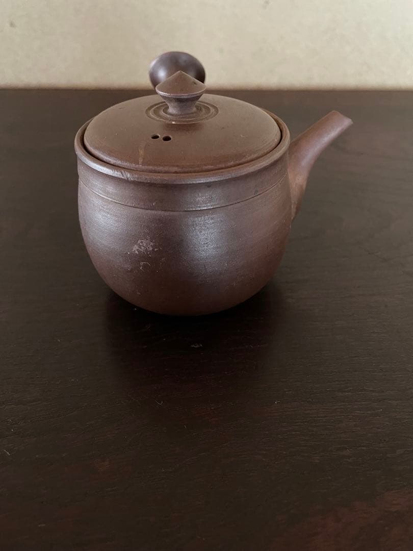 萬古焼の急須　銘　白山