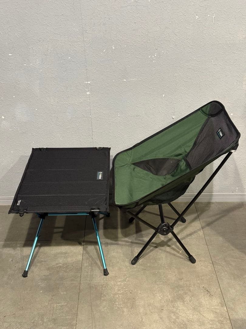 ヘリノックス　テーブル　椅子セット