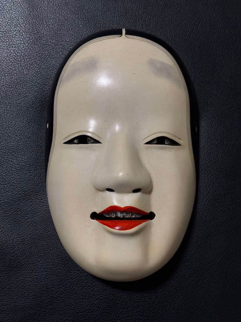 面　めん　小面　美品　能面　木彫り　美術品　能楽　舞踊　大衆演劇　芝居　着物