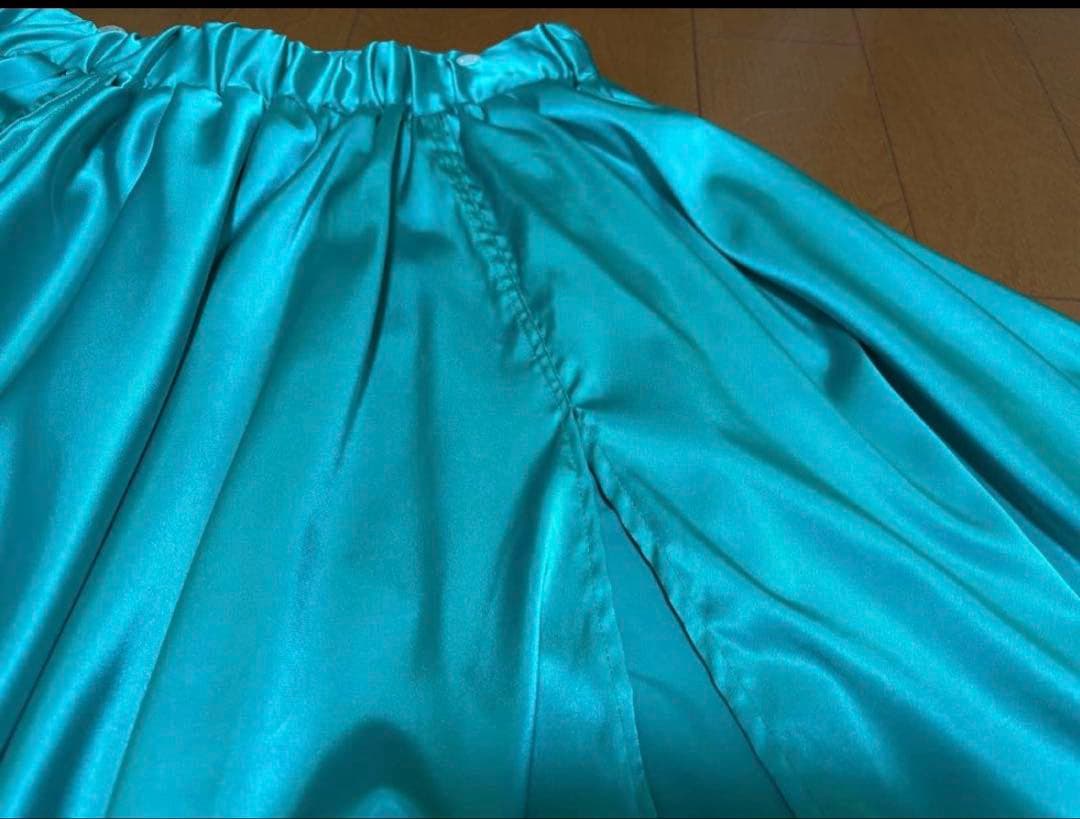 ベリーダンス 衣装 エメラルドグリーン オリエンタル フュージョン