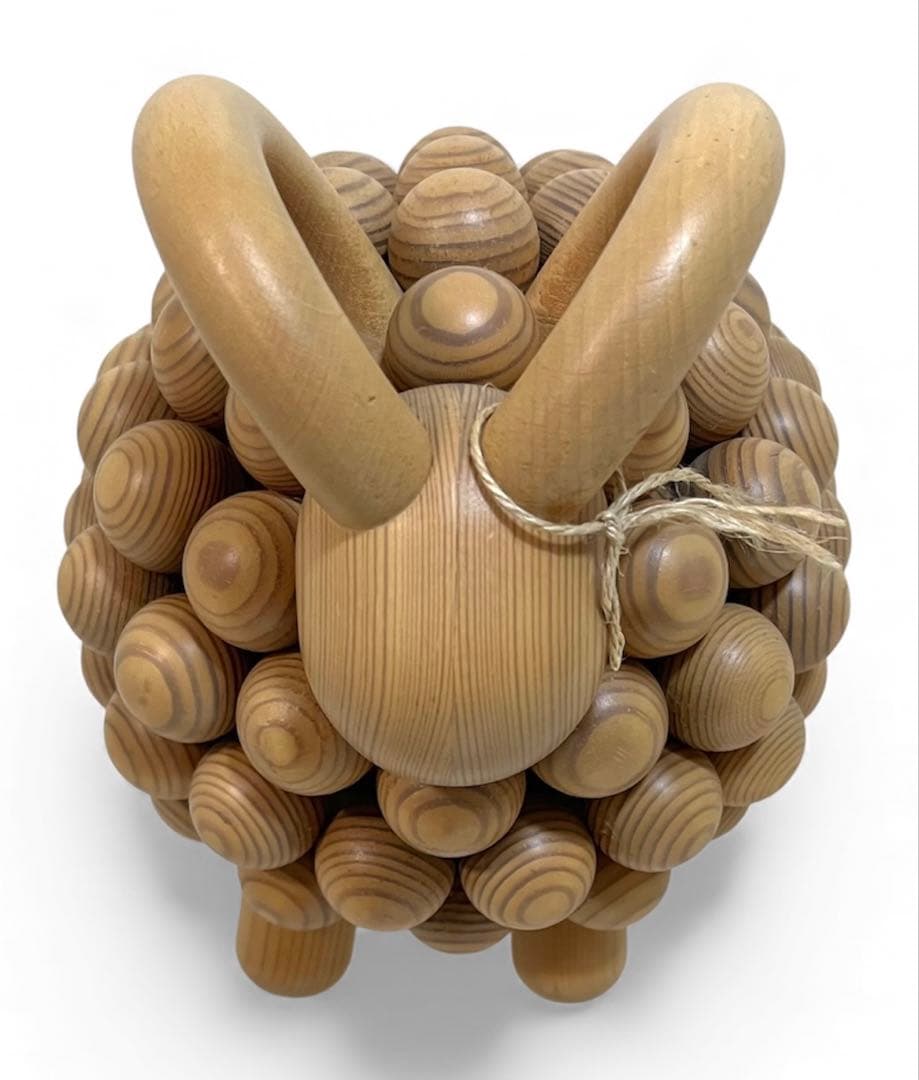 アーリッカ☆木製 羊型オブジェ 置物 フィギュリン 北欧フィンランドビンテージ