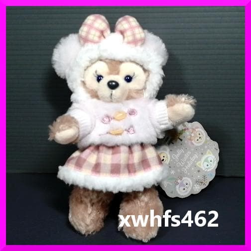 新品 ダッフィー シェリーメイ ぬいぐるみバッジ ウィンターホリデー 2019冬
