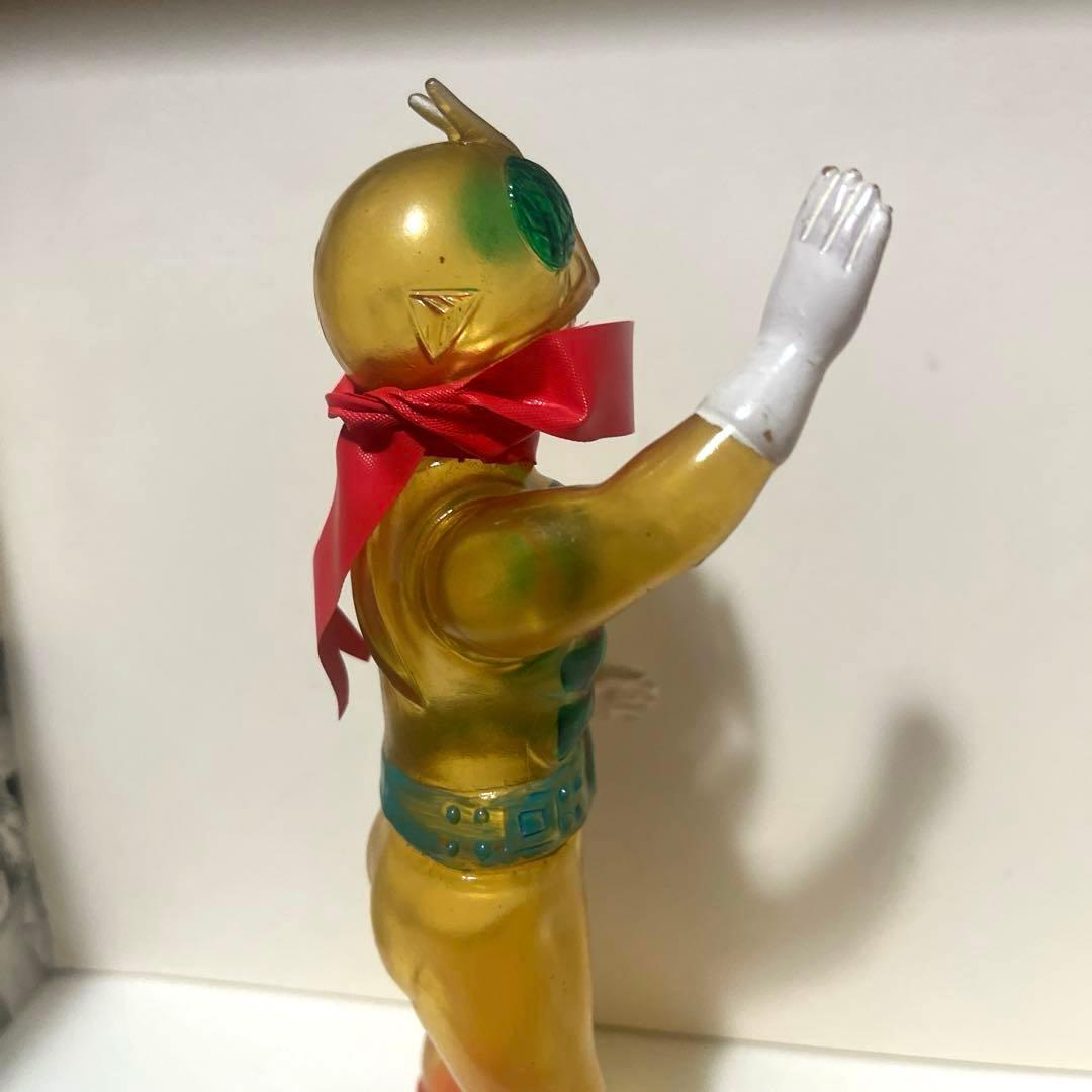 無版権 仮面ライダー パチ ソフビ フィギュア 盆踊りタイプ