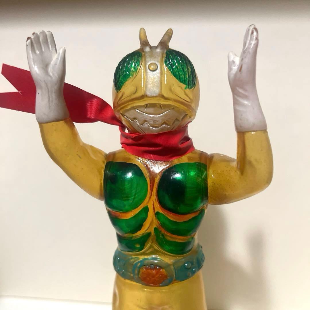 無版権 仮面ライダー パチ ソフビ フィギュア 盆踊りタイプ