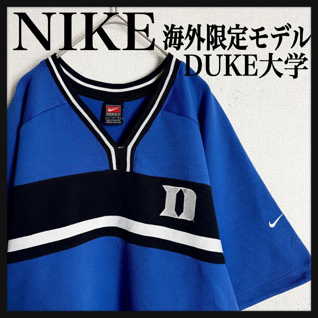 【海外モデル☆NCAA☆デューク大学☆】ナイキ 刺繍 ウォームアップ Tシャツ