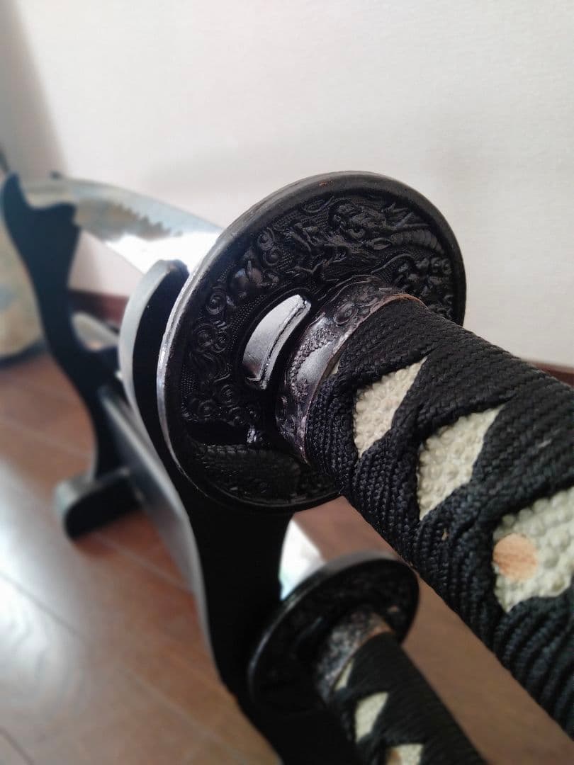 模造刀 上黒石目 大刀 龍雲の図