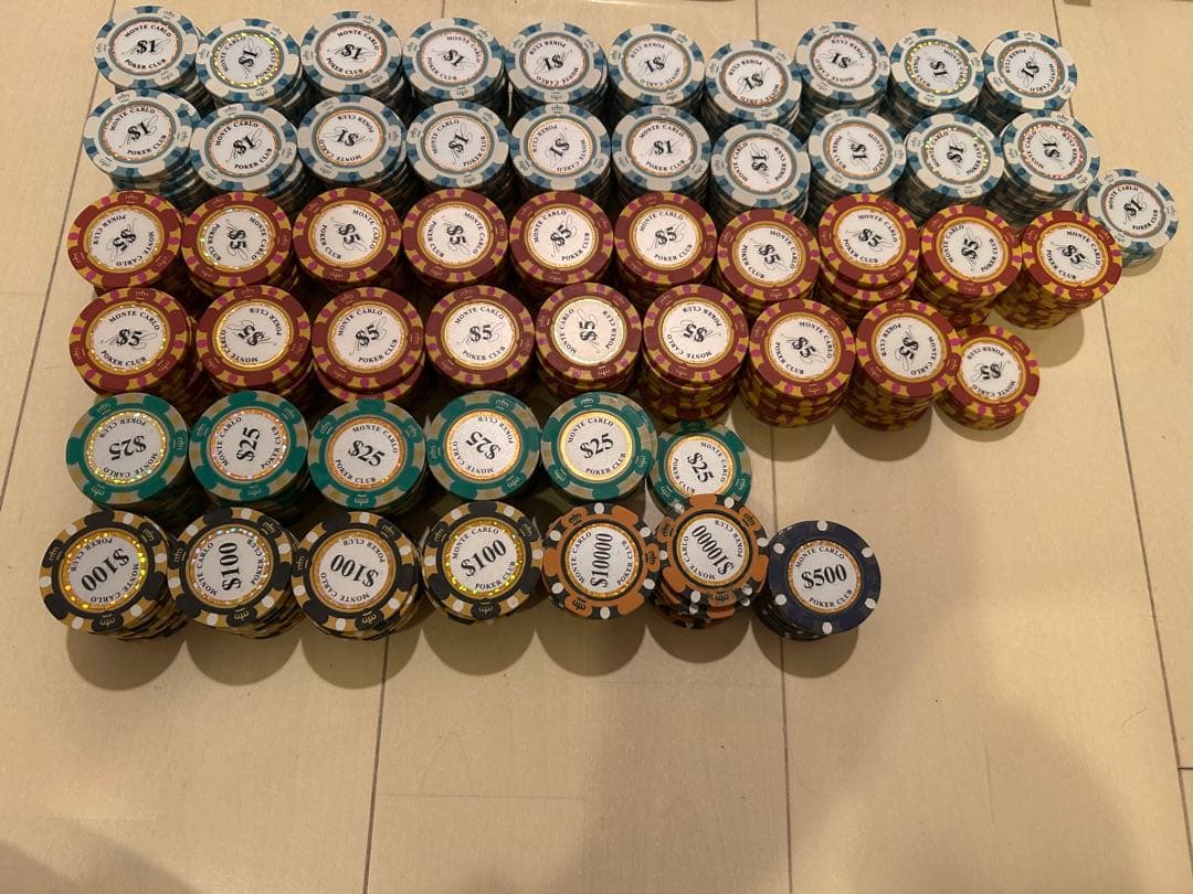 【最終値下げ】ポーカーセット　モンテカルロ　アルミケース付き