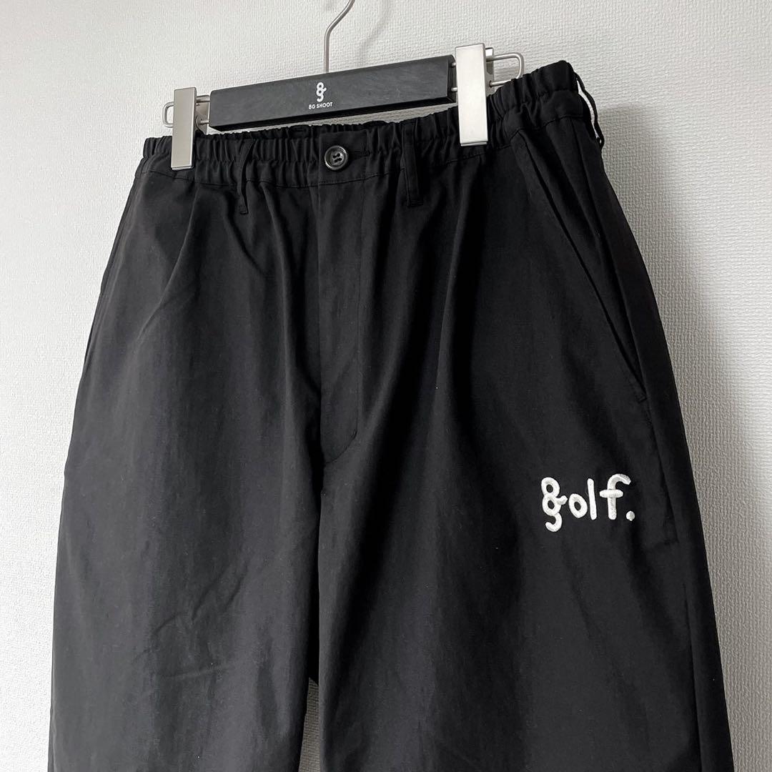 8g shoot ワンタックストレッチパンツ　クロ　XL