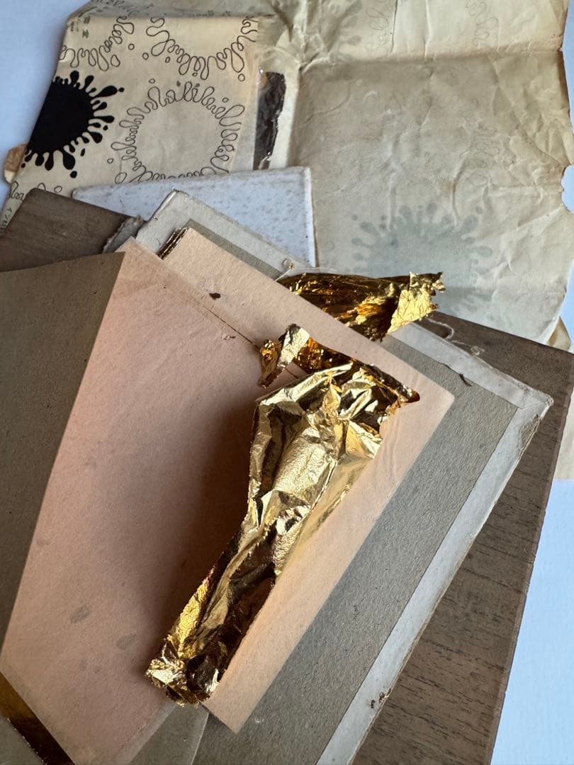 金箔 銀箔　赤箔　青箔セット