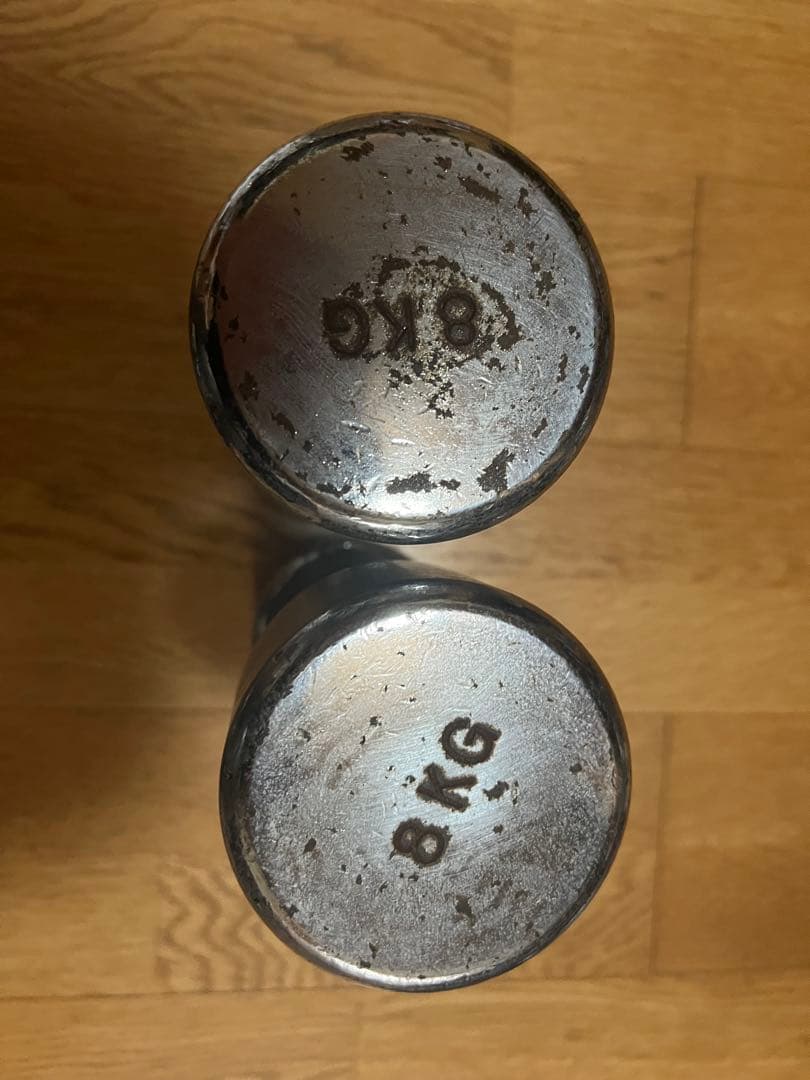 ivanko クロームダンベル 8kgペア