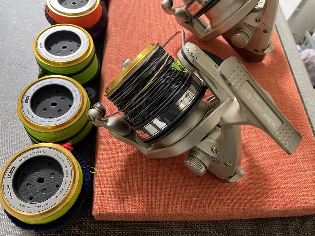 まだまだ現役　シマノ　初代スーパーエアロEV と替えスプール