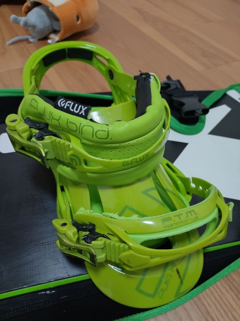 FTC TWIN スノーボード FLUXビンディング付き