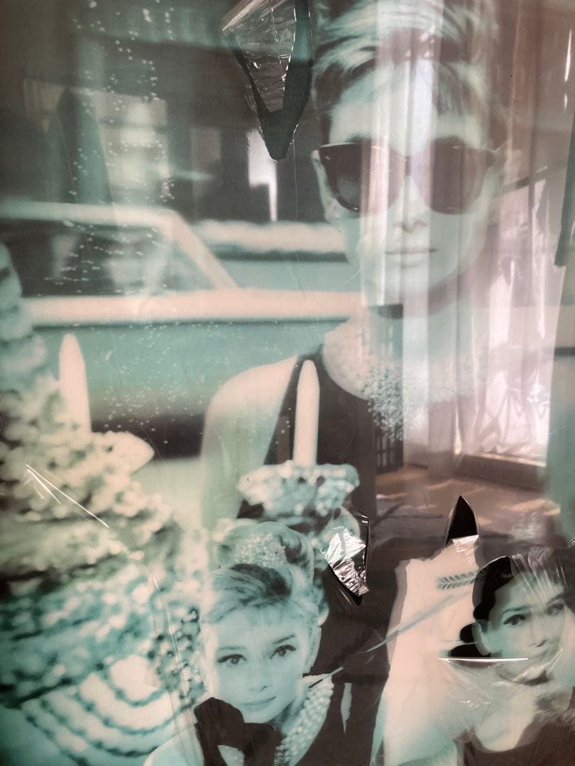 激レア！デッドストック新品オードリーヘップバーン3Dポスターティファニーで朝食を