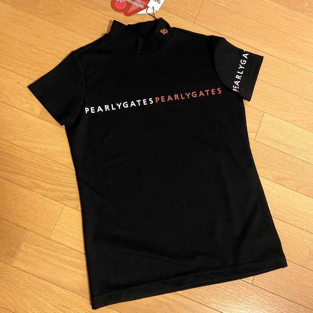 パーリーゲイツ☆新品 新ストレッチ素材 モックシャツ ハイネックシャツ