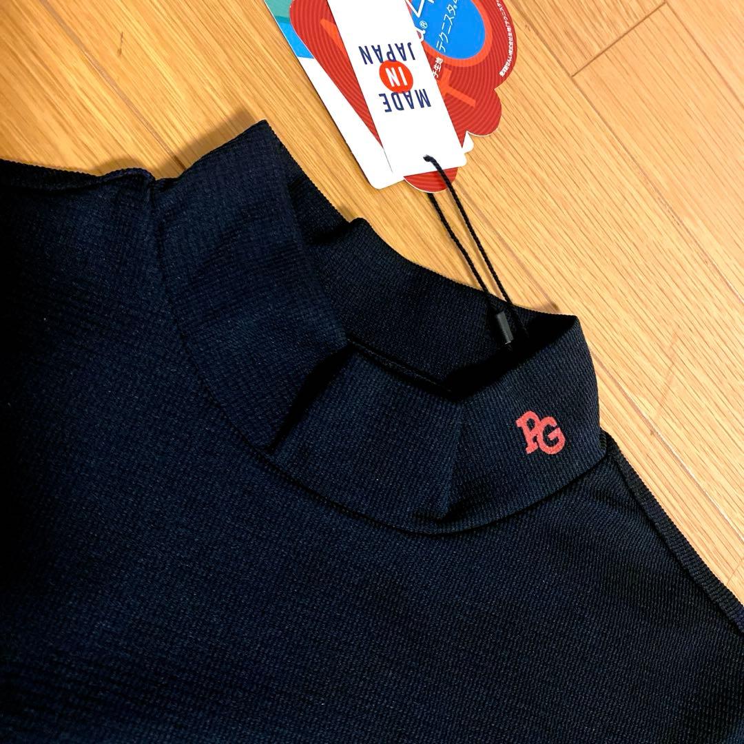 パーリーゲイツ☆新品 新ストレッチ素材 モックシャツ ハイネックシャツ