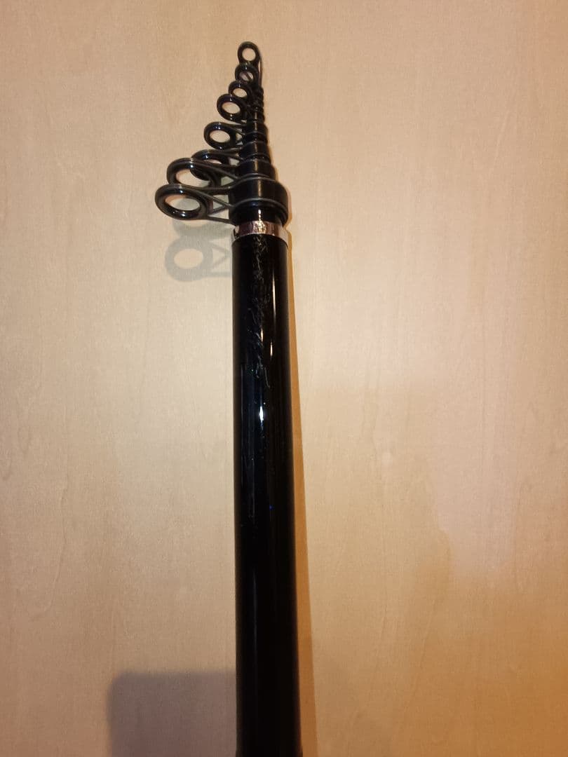 磯遠投投げ竿 ガイド付き　スピニング