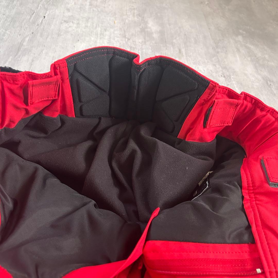 C7 GOLDWIN スキーウェア 上下セット インナー付 赤 メンズ L-XL