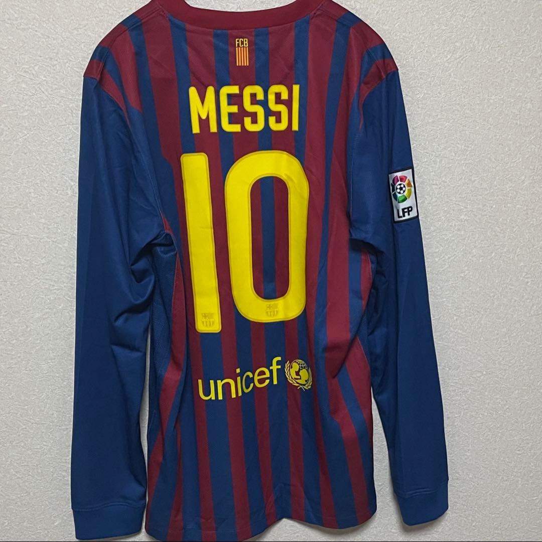 【正規品】FCバルセロナ 11-12 メッシ 10 長袖 海外S日本M〜L