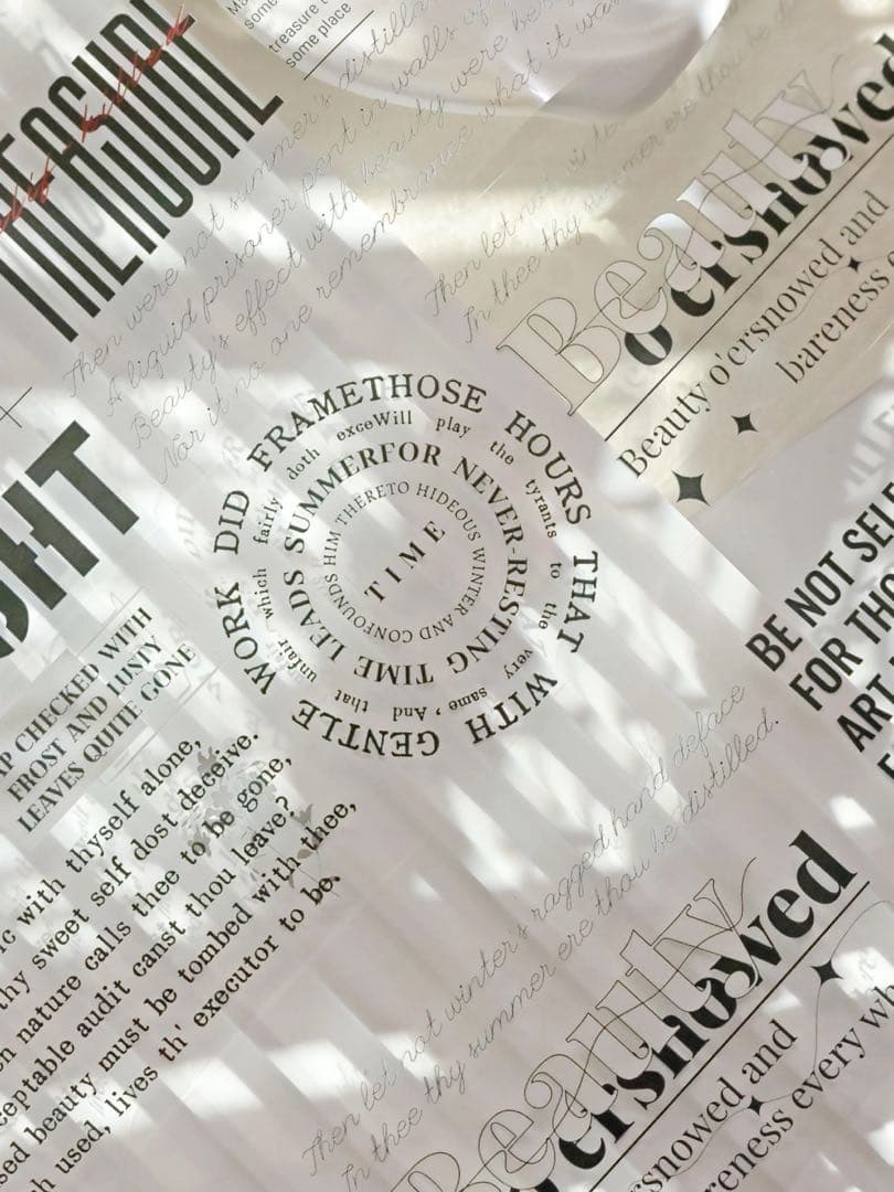 新品　斑駁流年　PET亮面マスキングテープ　マステ　6m