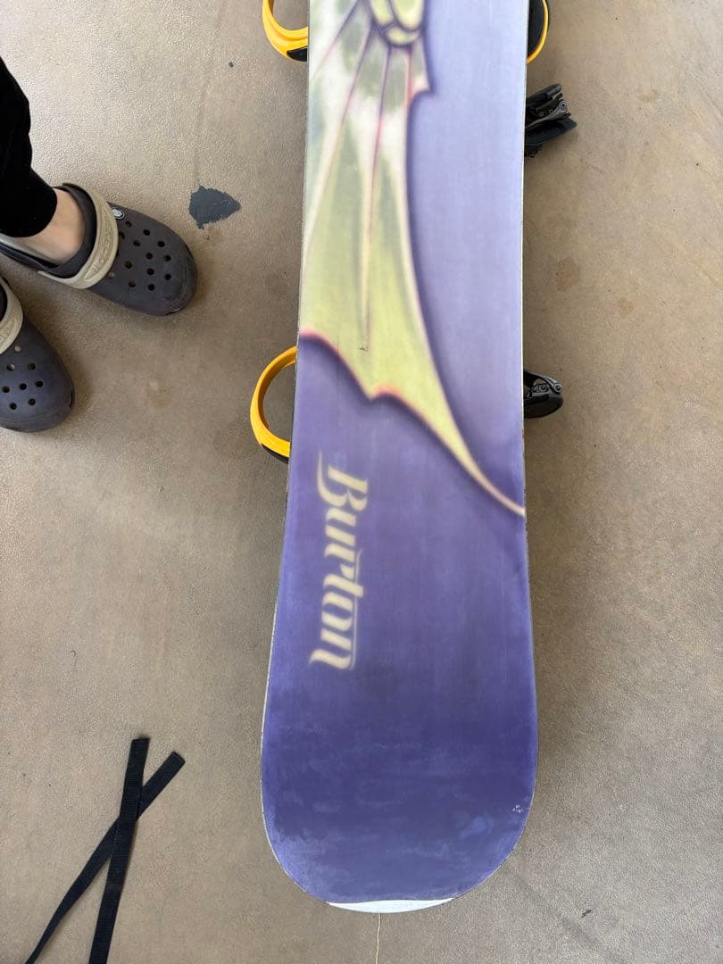 Burton スノーボード ホワイト/イエロー