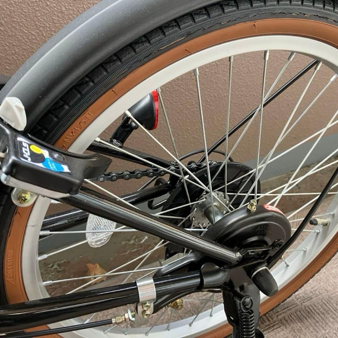 【美品】奈良〜関西圏引き渡し　20インチ フォルクスワーゲン　ブラック　自転車