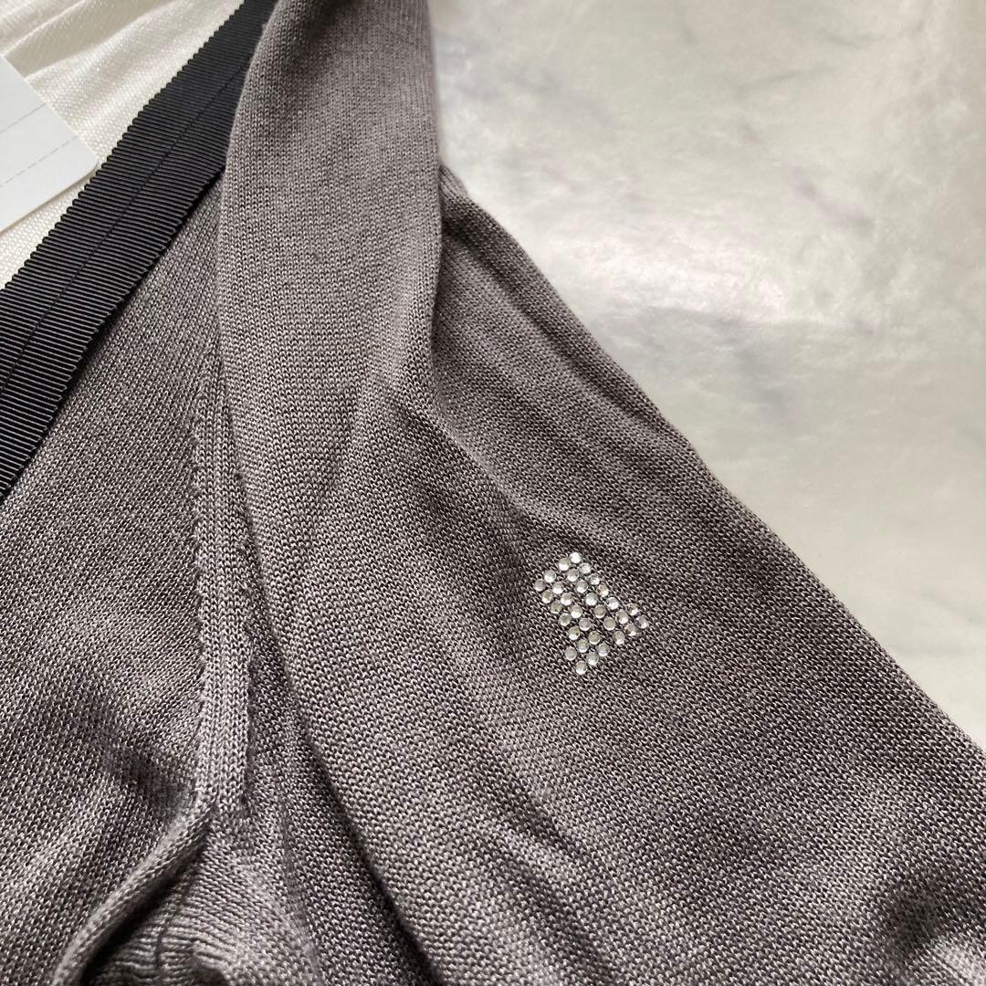 定価38500円【新品】レディース38ランバンスポール リボン付きニット