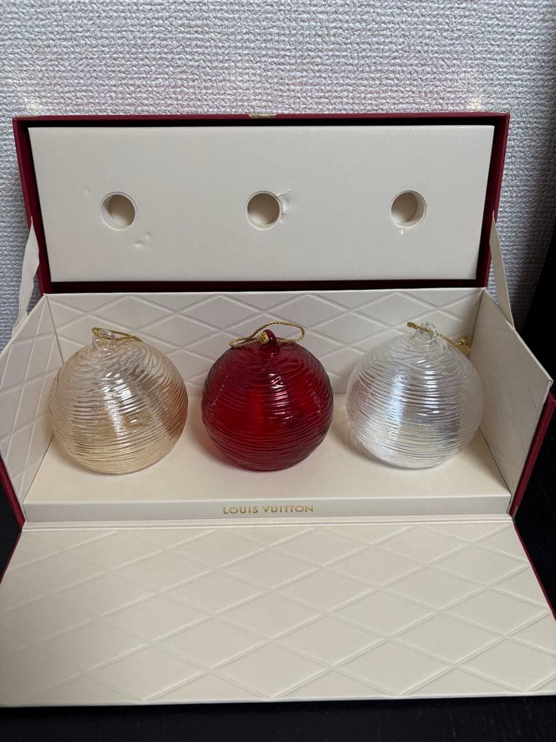 LOUIS VUITTON クリスマス　ガラスオーナメント　非売品