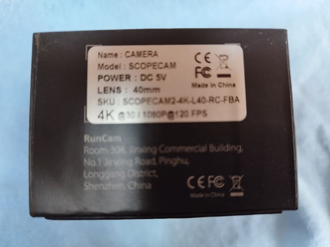 RunCam Scope Cam 2 4K スコープマウントベース付き