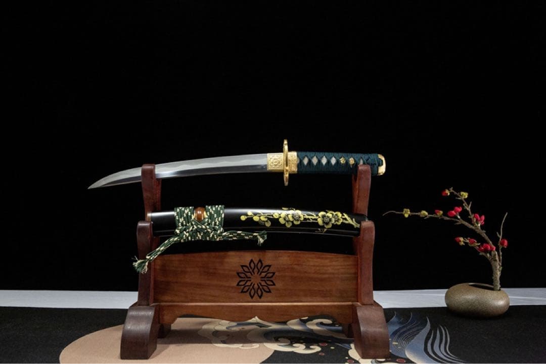 【希少】オソラク造り 短刀 模造刀 インテリア 仕上研げ 武具 舞踊刀