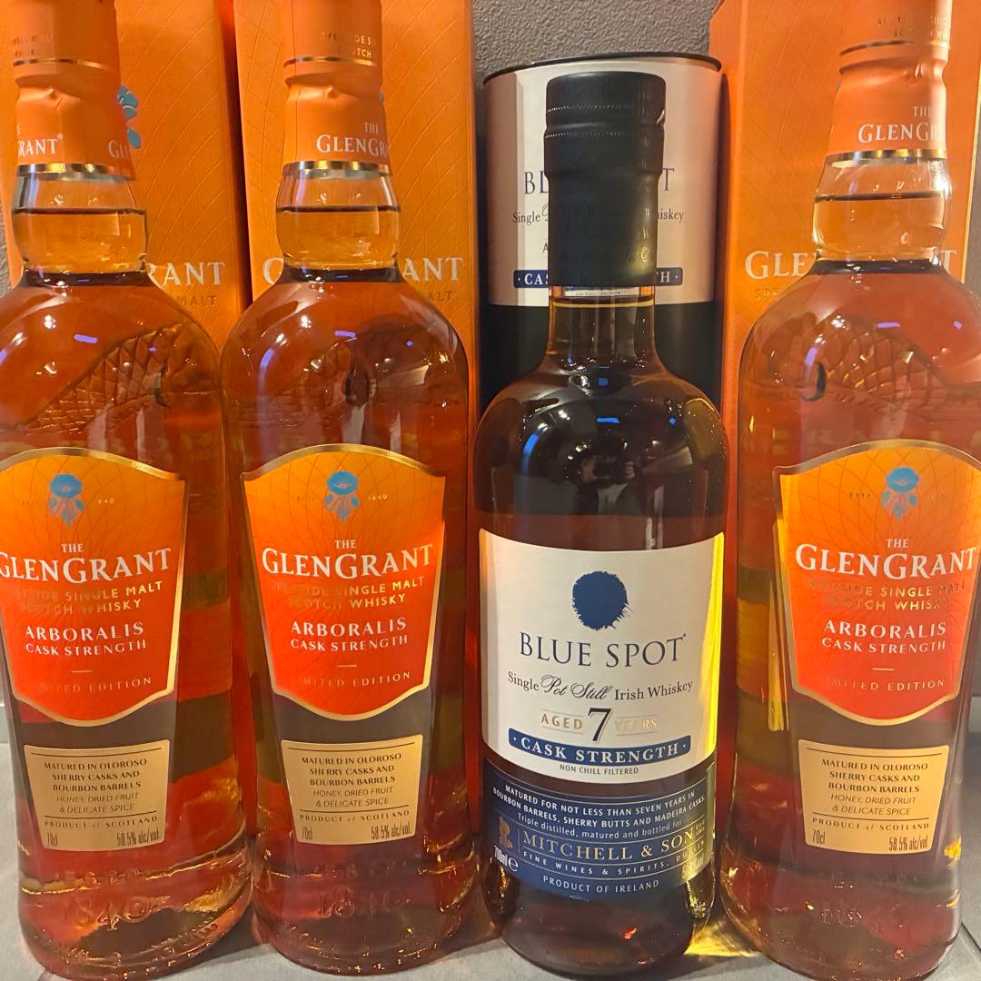グレングラントアルボラリスかスクストレングス & ブルースポット7年熟成 セット