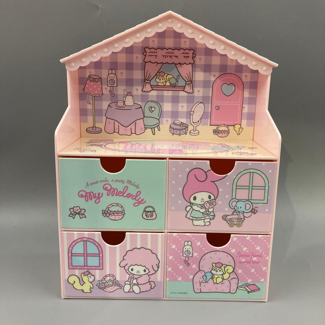 ★マイメロ サンリオ Sanrio マイメロディ おうち形プラチェスト