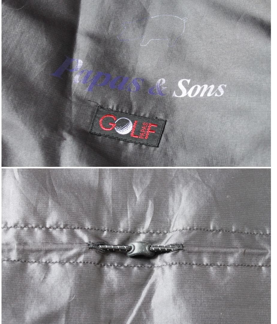 papas パパス papas&sons リバーシブルブルゾン 中綿入りブルゾン