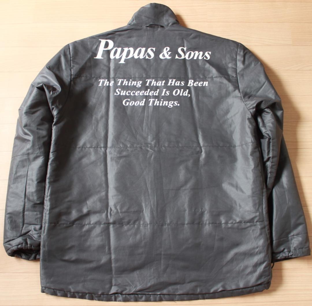 papas パパス papas&sons リバーシブルブルゾン 中綿入りブルゾン