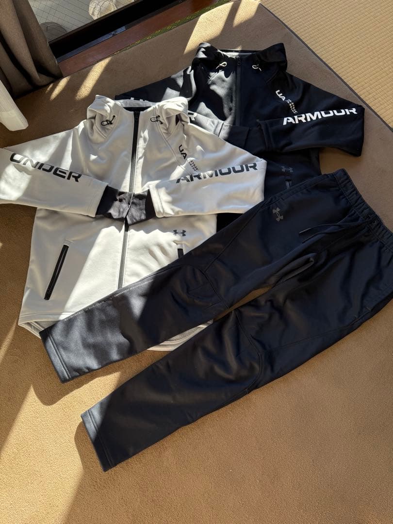 アンダーアーマー　3レイヤージャケット　上下セットアップ　ジャージ　3着　MD