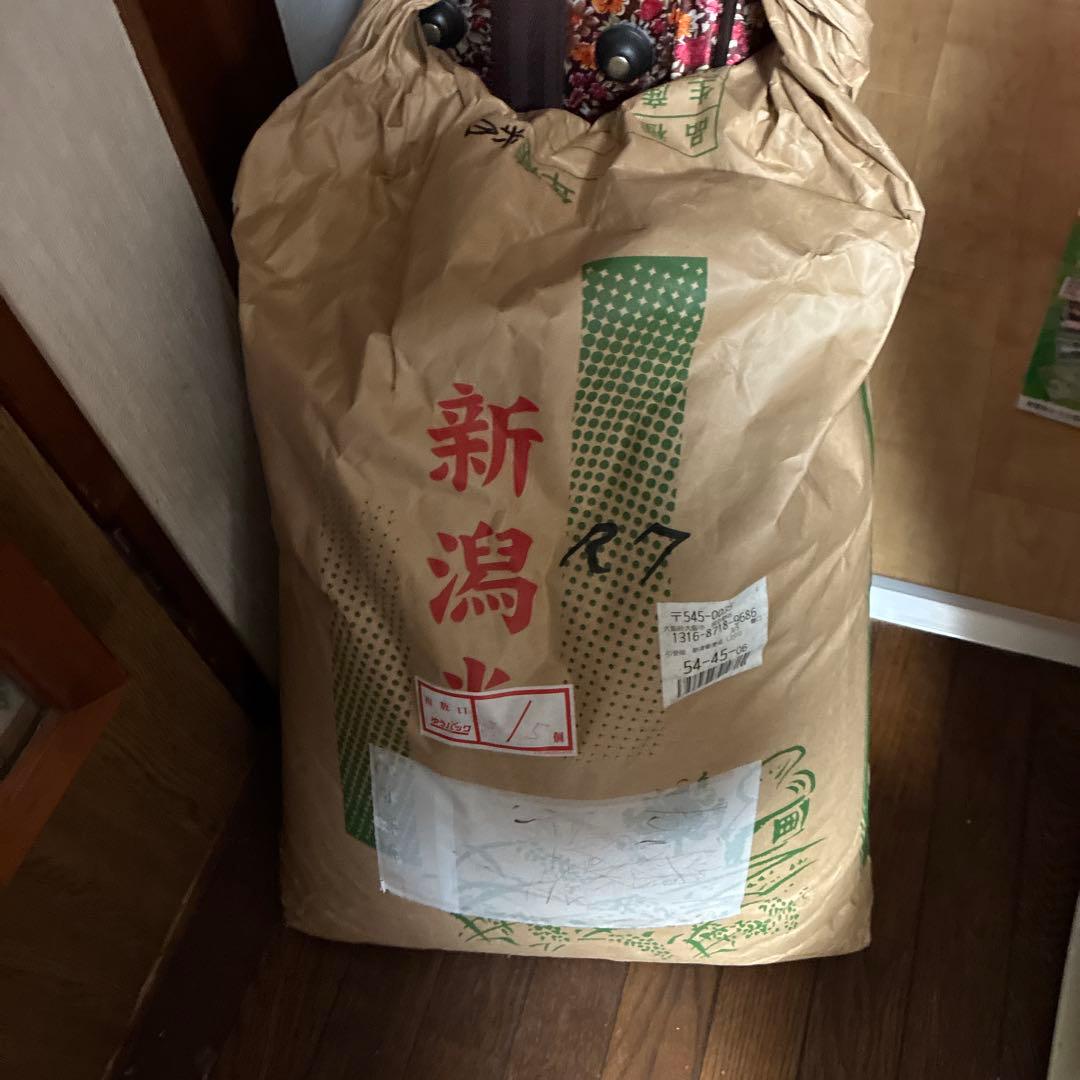 新潟産米 大袋7年米30キロコシヒカリ 家に撮りに来てくださる方に限る