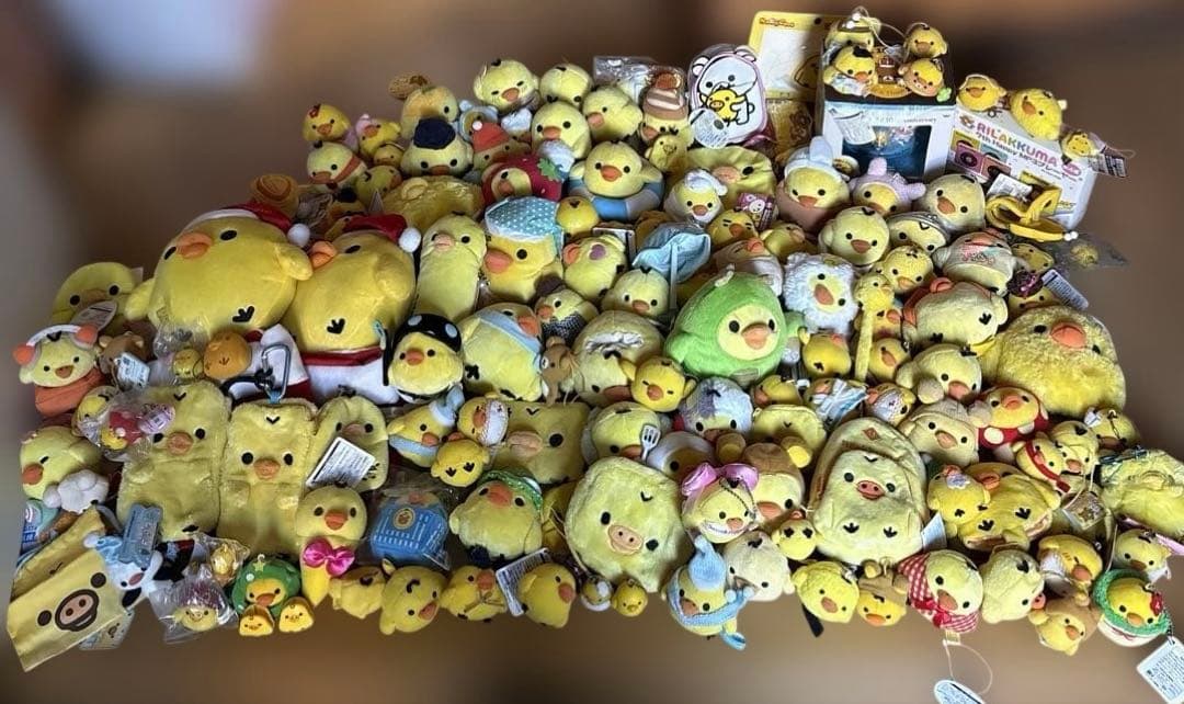 平成レトロぬいぐるみ　キイロイトリまとめ売り